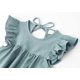 thumbnail image 3 of Vestido LYXIOF para niña pequeña, algodón y lino, con volantes, 130 cm, 3 of 6