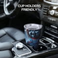 thumbnail image 6 of Lsque Chucky Pattern 20oz Car Cup with Lid and Straw, Insulated Coffee Cup with Straw Topper, Spill Proof Travel Coffee Mug, Stainless Steel Tumble, 6 of 8