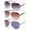 3 Pairs Gunmetal, Brown & Blue Mirror, variant on IG9533-GM&BZ&BLRV-3PK