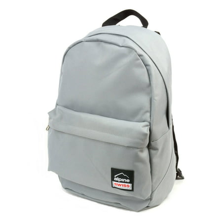 Alpine Swiss Midterm Backpack School Bag Bookbag Daypack 1 Yr Warranty Back (Best Places To Backpack Alone)