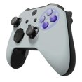 thumbnail image 5 of eXtremeRate Grip Front Shell Foggy Clear Black Faceplate for Xbox One Elite Model 1698, Xbox One Elite Series 2 Core with Thumbstick Accent Rings - Controller Not Included, 5 of 7