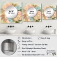 thumbnail image 4 of Designart "Vintage Bouquet of Hydrangeas In Timeless Pastels" Hydrangea Square Mirror Wall Decor Traditional - Large Pink Square Bathroom Mirror - Square Printed Wall Mirror Art, 4 of 5