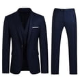 thumbnail image 1 of Traje de hombre Casual de negocios Traje de 3 piezas Blazer Pantalones Chaleco 9 colores Z, 1 of 4