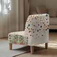 thumbnail image 5 of HELLHERO Floral Anti Scratch Dustproof Armless Accent Chair Cover Stain Protection Slipcovers for Chair Without Arms for Armless Chair, 5 of 8