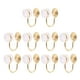 thumbnail image 2 of Convertidores de Pendientes de Clip Jinwen 10 Piezas Oro Hecho a Mano, 2 of 3