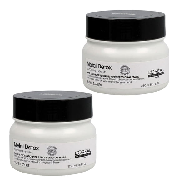 Loreal Professionnel Paris Serie Expert Metal Detox Anti Metal Protective Mask 250 ml 2 Pack