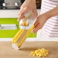 thumbnail image 1 of Corn Stripper Peeler Cob Remover Slickly Removes Niblets Protecting Hand Kitchen Accessory, 1 of 7