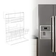 thumbnail image 4 of Fridge Organizer, Side Fridge Storage Rack Wall Mounted Multifunctional  for Restaurant for Home for Kitchen, 4 of 7