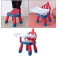 thumbnail image 1 of Silla de alimentación Yotijar compacta para bebé de comedor Rojo Azul, 1 of 10