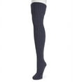 thumbnail image 3 of MUK LUKS Women's Chunky Ribbed Over the Knee Socks-Twilight OS, 3 of 6