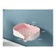 thumbnail image 1 of Caja de jabón multifuncional con gancho, gran hogar, baño, sin perforaciones, creativo, rosa y blanco brillar  Electrónica, 1 of 5