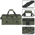 thumbnail image 5 of 24 Inch 55 Liter Multi Pocket Duffel Bag for Men, Women, Sports, Gym, Traveling and Commuting in Hunter Green, 5 of 7