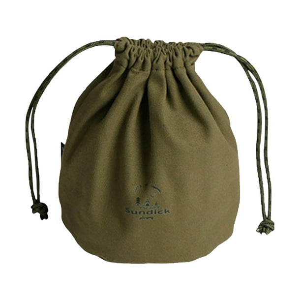 Drawstring Bag, with Interior Pockets Lightweight Cookware chen