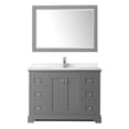 thumbnail image 4 of Wyndham Collection WCV232348SGBWCUNSM46 Avery 48" Free Standing Single Basin Vanity Set -, 4 of 7
