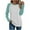 007Mint Green, variant on Generic Womens Long Sleeve Tops Workout Jersey Shirts Baseball Style Raglan Tshirts Casual Color Block Tees Comfy Steetwear