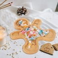 thumbnail image 5 of LEDMOMO-Christmas Charcuterie Board,Serving Trays Xmas Wood Appetizer Boards Snacks Serving Platters for Home Party Supplies, Gingerbread Man, 5 of 10