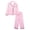 Style 1, variant on NIPAXO Girls Pajamas Set Long Sleeve Button-Down Pink Stripe Strawberry Bow Print Long Pants Satin Sleepwear for Kids
