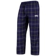thumbnail image 2 of Men's Concepts Sport Purple/Black TCU Horned Frogs Ultimate Flannel Pants, 2 of 3