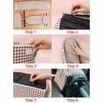 thumbnail image 4 of 1pc Plaid Car Seat For Small Pets Via Center Console, Safety Elevated Seat For Travel Suv Van Cars, Portable Dog Carrier With Thick Pad, 4 of 5