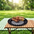 thumbnail image 5 of SHJHENG Plastic Round Hollow Basket Basket Outdoor Picnic Food Placement Plates Barbecue Plates Holders Storage Basket, 5 of 5
