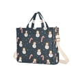 thumbnail image 7 of FORMRS Womens Corduroy Tote Bag Crossbody Shoulder Handbag with Pocket, Playful Winter, 7 of 7