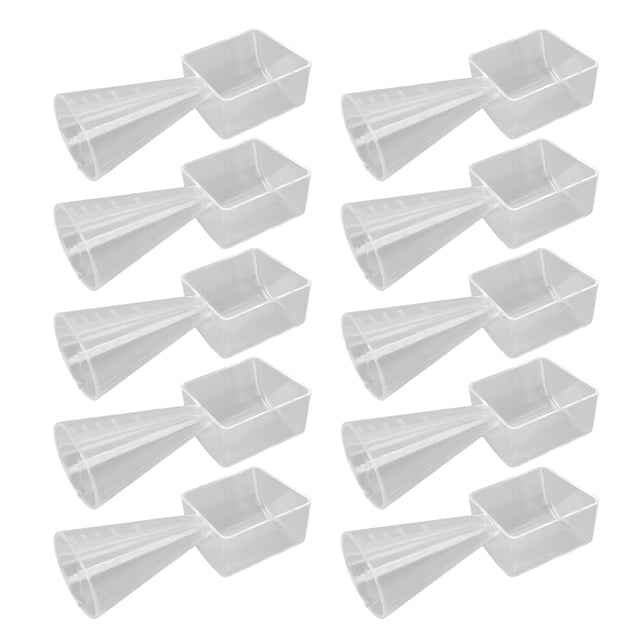 Cuchara para mascarillas multifuncional, 10 piezas, herramienta para medir mascarillas, diseño de última generación
