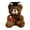 Black, variant on Elainilye Brown Bear Graduation Plush Toy, 7 Inch Stuffed Teddy Bear with Grad Cap - Stuffed Animal Brown Bear Graduation Gift, Green