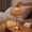 Brown-KH, variant on Vintage Rattan LED Table Lamp Rechargeable Touch Dimmable Woven Shade Nightstand Lamp