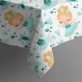 thumbnail image 5 of Ballerina Princess Pattern Square Tablecloth,Waterproof Square Table Cover,Wipeable Spillproof Washable Table Cover for Home Kitchen Party Decor 52"x52"(132x132cm), 5 of 6
