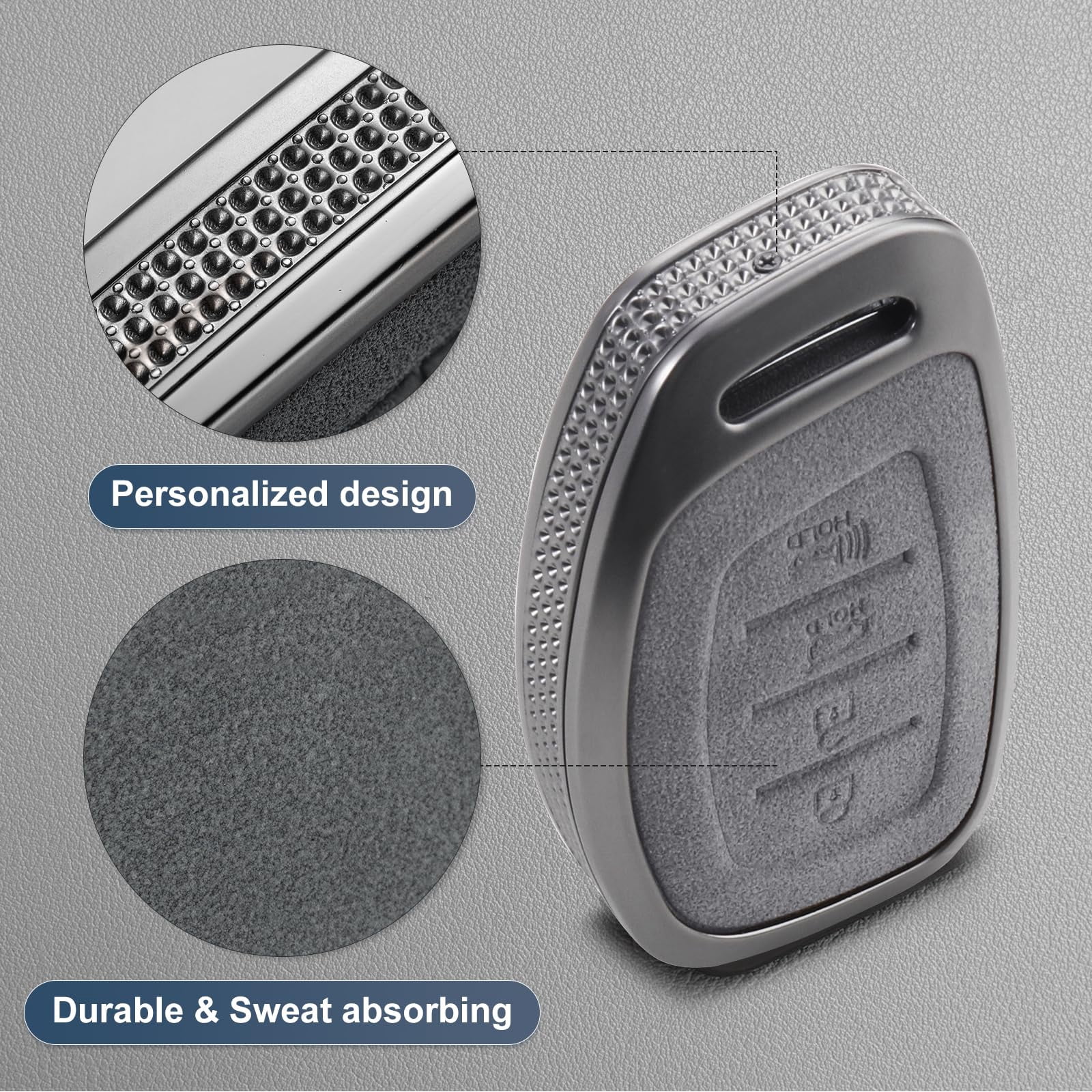 for Hyundai Key Fob Cover, Full Protection Key Case Shell Compatible with Hyundai Elantra Ioniq Sonata Tucson Elantra GT 4 Buttons