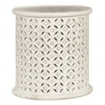 thumbnail image 2 of Coaster Krish 18-inch Round Coastal Wood Accent Table White Washed, 2 of 6