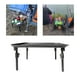 thumbnail image 5 of Mesa plegable Sunnimix Escritorio plegable L para exteriores Patio Playa Cocina BBQ, 5 of 8