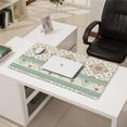 thumbnail image 3 of Long Mouse Pads for Desk,Orange and Purple Diamond Shaped Geometric Boho Desk Mats on Top Of Desks, Desk Mouse Pad Extra Large with 3mm Non-Slip Base and Stitched Edge for Gaming,Work,Home 31.5"x15.7", 3 of 5