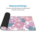 thumbnail image 4 of XL Pink Cute Boho Flower Gaming Mousepad 31.5x11.8in Water Lily Floral Desk Mat Big Long Mousepad for Laptop, Keyboard & Computer Gifts, 4 of 6