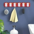 thumbnail image 1 of Cutable Hook Free Punching Strong Adhesive Bathroom Wall Hanging Wall Seamless Door Back Hook Kitchen Sticker, 1 of 5