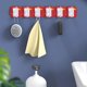 thumbnail image 1 of Fiudx Ganchos de Pared Resistentes, Adhesivo Fuerte, Instalación Sencilla Sin Taladros, Diseño Transparente, Organizador Versátil para El Hogar, La Cocina y El Baño, Solución Que Ahorra Espacio, Paqu, 1 of 5