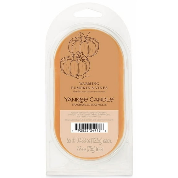 Yankee Candle Well Living Collection Warming Pumpkins & Vines 6-Pc Wax Melts
