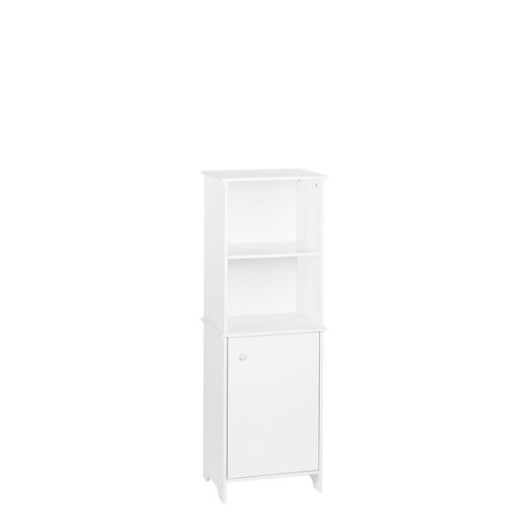 Medford Collection Maison RiverRidge® Armoire haute sur pieds, 15,75 po. (larg) x 46 po. (haut) x 11,75 po. (prof), blanc