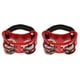 thumbnail image 2 of Pandereta mini doble hilera de Acero Yuyangstore rojo Pie Pandereta, 2 of 8