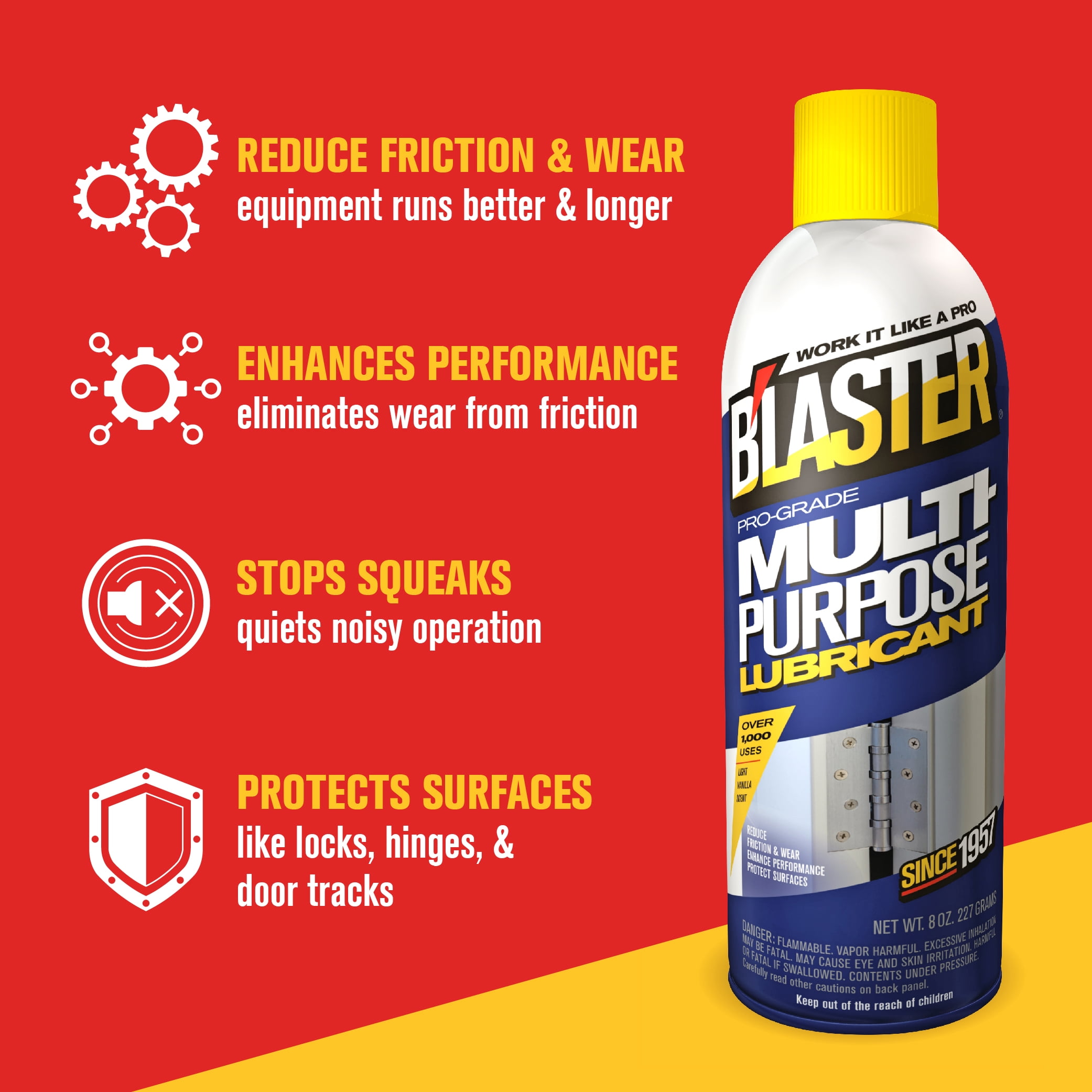(12 pack) B'laster PB50 Pro-Grade Multi-Purpose Lubricant with Pro Straw, New Condition, 7oz (1 Pack)