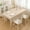 Coffee White Check, variant on 54"x71" PEVA Tablecloth Waterproof Washable - Stain Resistant Plastic Table Cover for Dining Table, Kitchen, Party, Picnic (Fits 3-6ft Tables, Wipe Clean, Eco-Friendly)