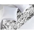 thumbnail image 2 of Roses Bed Runner, Romantic Branches of Innocent Burgeoning Flowers and Pointy Leaves Achromatic Tones, Decorative Accent Bedding Scarf for Hotels Homes & Guest Rooms, King, Grey White, by Ambesonne, 2 of 3
