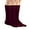 Purple, variant on TeeHee Bamboo All Sports Half Cushion Socks with Arch Support 3-Pairs Pack (Youth (5-7), Navy)