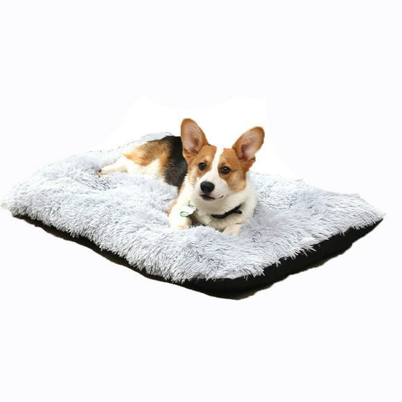 Pet Paradise, XXL Dog Bed With Anti Anxiety Design, Removable Cover Facilitates Cleaning, Anti Slip Bottom Ensures Safety, Perfect For Large Crates & Outdoor Journeys, Grey (Large)