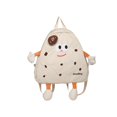thumbnail image 2 of Mochila Cookie de pana de gran capacidad para la escuela, mochila ligera para niñas. Blanco, 2 of 9