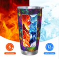 thumbnail image 5 of KLL Bright Universe Print 40oz Stainless Steel Insulated Car Cup with Spillproof Lid - Keep Your Drink Hot or Cold on the Go-Without Straw, 5 of 8