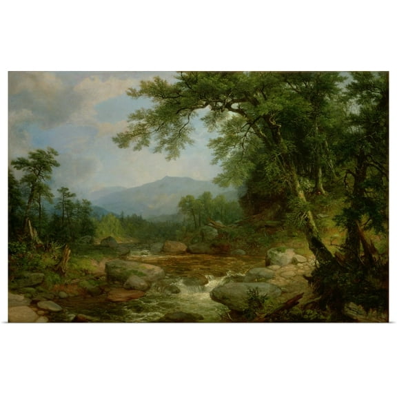 Great BIG Canvas | Rolled Asher Durand Poster Print entitled Monument Mountain, Berkshires, 1855-60