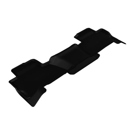 3D MAXpider Custom Fit Kagu Floor Mat (Black) for 2015-2020 Chevrolet/GMC Tahoe/Yukon - 2ND Row