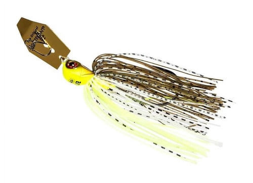 Z-Man Tungsten Chatterbait Elite EVO Bladed Jig Green Pumpkin 3/8 oz
