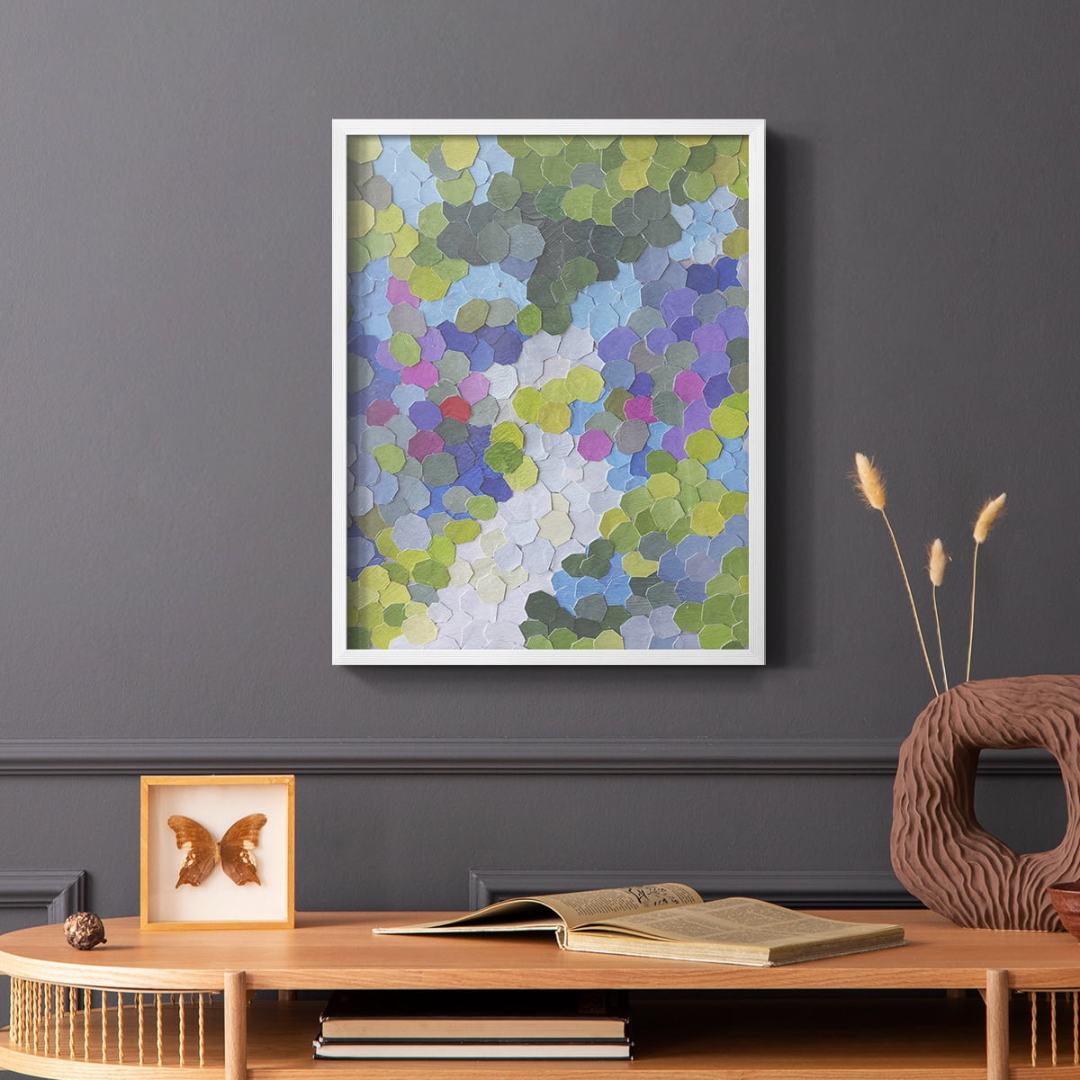 A Stroll through Selby Gardens in Paper Solid Wood 11 x 14 Framed Print
